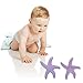 AILAMS Baby Teething Toy,BPA-Free FDA Approved Food Grade Silicone,Toddlers Starfish Teether Ring (Light purple)