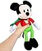 Disney 2019 Holiday Mickey or Minnie Mouse - Christmas Plush Figure - 14 Inches (Christmas Mickey and Minnie - Set of 2)