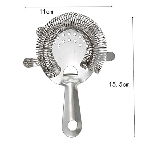 AFCN Cocktail Shaker Strainer Bar Ice Wire Mixed Drink Stainless Steel Colander Filter Bartender Bar Cocktail Accessories Tools