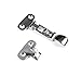 MxEol Boat Lockable Hold Down Clamp Latch Anti-Rattle Marine Stainless Steel W/Screws