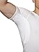 Ejis Men's Sweat Proof Undershirt, V Neck, Anti-Odor Silver, Micro Modal, Sweat Pads