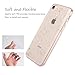 QLTYPRI iPhone SE 2022 5G/iPhone SE 2020/iPhone 8/iPhone 7 Case Spark Glitter Cute Case for women girls Shining Bling Star Design Ultra Slim Shockproof Transparent Soft Gel TPU Protective Cover- Clear