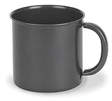 Stansport Steel Mug, 14-Ounce, Black Granite