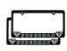 BDK A Set of Two Plastic 3D License Plate Frame - Superman Silver