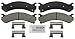 BOSCH BSD784 Severe Duty Disc Brake Pad Set - Compatible With Select Cadillac DeVille, DTS; Chevrolet Avalanche, Express, Silverado, Suburban; GMC Savana, Sierra, Yukon XL; Hummer H2;+ More; FRONT