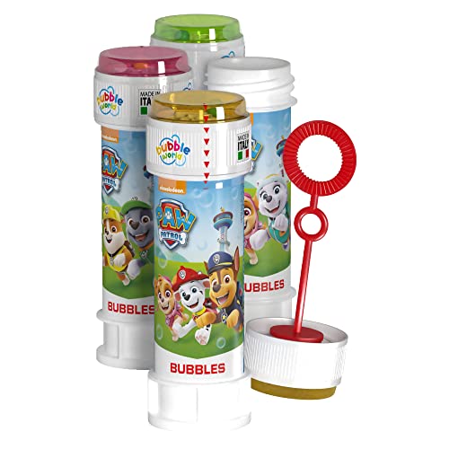 - Burbujas Paw Patrol/Patrulla Canina - Burbujas de Jabón - 60 Ml - 047709 - Blanco - Plástico - Licencia Oficial - Juguete Infantil - Juego al Aire Libre - A Partir de 3 años