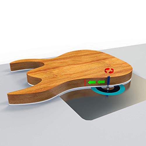 HILTEX 10108 Tungsten Carbide Router Bit Set, Woodworking Tools and Accessories, 1/4Inch Shank