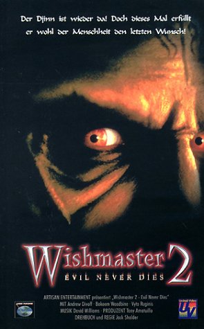 Wishmaster 2: Evil Never Dies [Alemania] [VHS]: Amazon.es: Andrew ...