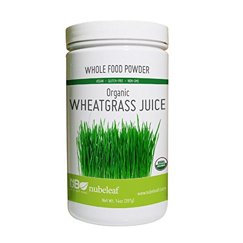 Nubeleaf Wheat Grass Juice Powder - Non-GMO, Gluten-Free, Organic, Raw, Vegan Source of Essential Vitamins & Minerals - Single-Ingredient Nutrient Rich Superfood for Cooking, Baking, Smoothies (14oz) - Thumbnail 6