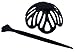 Parcelona French Radial Celluloid Chignon Hair Slide Pin Thru 3.5