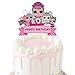 LOL Cake Topper, Happy Birthday Cake Toppers, Cake Pink Decorations for Bday Theme Party - Single Side 1 count