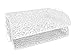 EasyPAG Desk Organizers and Accessories Stackable Paper Tray -2 Tier Stackable Letter Trays,White primary