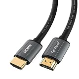 Toptrend 4K HDMI Cable 12ft-HDMI 2.0 Cable 1080p,3D,2160p,4K UHD,HDR,ARC,CL3 for in-Wall Installation,30AWG HDMI Cord for Most of HDMI Devices