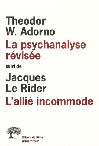 La  psychanalyse révisée
