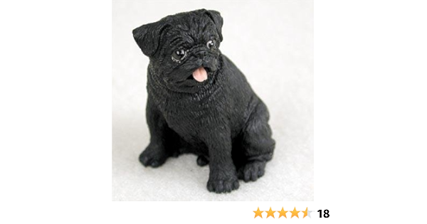 small pug figurine