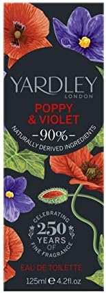Yardley London Poppy & Violet Eau de Toilette 125ml Floral Fragrance New view 2