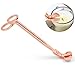 DANGSHAN 3 in 1 Candle Accessory Set - Candle Wick Trimmer, Candle Wick Cutter, Candle Snuffer Extinguisher, Candle Wick Dipper with Gift Package for Candle Lovers (Rose Gold)