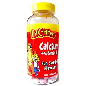 Lil Critters Calcium Gummy Bears with Vitamin D-200 Bears