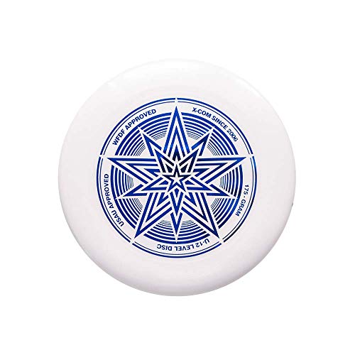 Ultimate Frisbee Sports Flying Disc UV Color-Changing Ultimate Toss and Catch Frisbee Game, 175g Pro Model