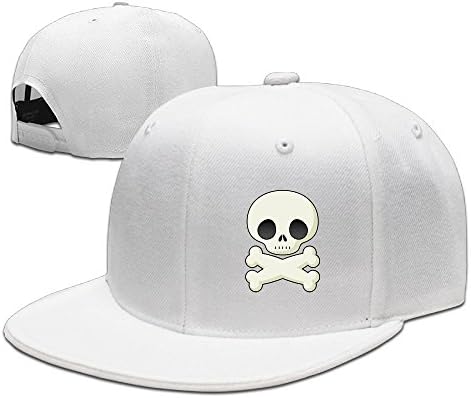 Cool Unisex Cute Skull Clip Art Kids Necessity Fitted Hats