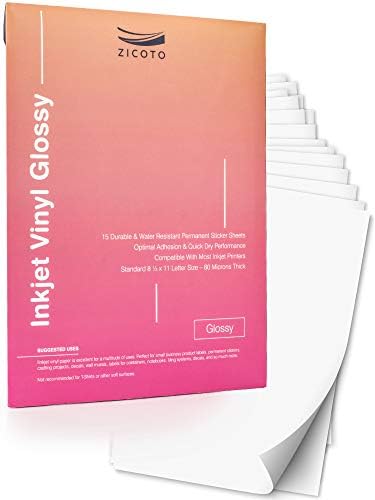 printable vinyl sticker paper for laser printer