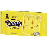 Peeps, 4 Piece Easter Bunnies Yellow, 1.5 Ounce