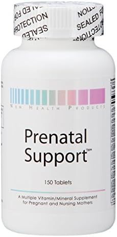 Prenatal Support -Natural Prenatal Vitamins and Minerals for Pregnant or Nursing Mothers - Supplement Your Pregnancy Diet with Vitamins, Minerals, Amino Acids and Digestive Enzymes in a Vegetarian Tablet