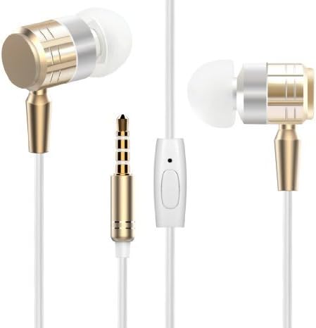 Draco In-Ear Earphones with Remote and Mic for Apple iPhone iPad iPod Samsung Galaxy Android Smartphones and More