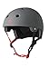 Triple Eight Dual Certified Bike and Skateboard Helmet, Gun Matte, X-Small/Small
