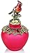YU FENG Vintage Empty Refillable Perfume Bottles Realistic Jeweled Bird Stopper Red Glass Ornament