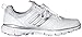 adidas Women's W Adistar Sport Golf Spikeless, FTWR White/Matte Silver/Wild Orchid-TMAG, 9.5 M US
