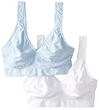 Bali Women's Comfort Revolution Wirefree Bra with Smart Sizes 2-Pack