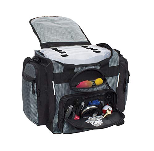 Okeechobee Fats Fisherman Deluxe Tackle Bag (Palmetto) (Minnow Grey)