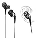 JLab Audio Core Hi-Fi Noise Isolating earbuds with Mic and Cush Fin Technology, Guaranteed Perfect Fit, GUARANTEED FOR LIFE - Black