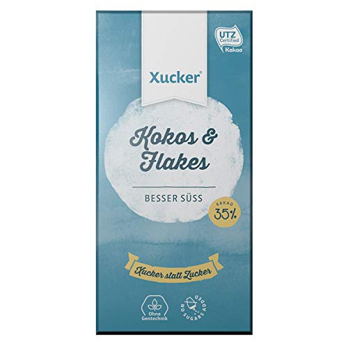 Xucker Weiße Schokolade mit Kokosflocken