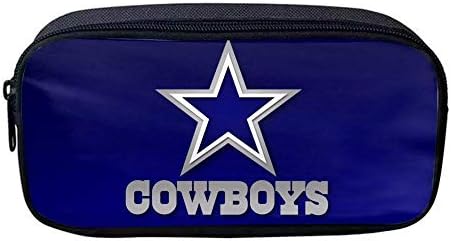 Pencil Case Large Capacity Pen Case, Pen Bag Office Pen Holder Organizer Stationery Bag Cosmetic Bag Apply to Girl Boys and Adults (Dallas Cowboys)