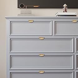 RZDEAL Solid Brass Cabinet Handles Brushed Gold