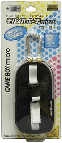 Amazon ゲームボーイミクロ専用 モバイルポーチmicro ブラック 本体 周辺機器