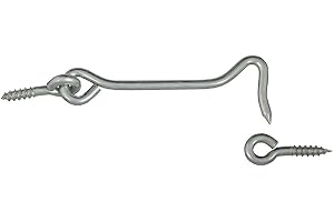 National Hardware N226-373 V2000 Hooks and Eye in Zinc plated,4 Inch