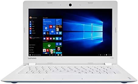 Lenovo Ideapad 110S-11IBR - Ordenador portátil de 11.6" HD (Intel Celeron N3060, 4GB de RAM, 128GB de SSD, Windows 10 Home) Azul, Teclado QWERTY español