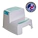 Dreambaby 2-Step Stool - Aqua, White