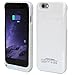 Rechargeable Battery Backup Power Bank Charger Case Cover for iphone 6 Plus / 6S Plus with 4800mAh capacity (White)