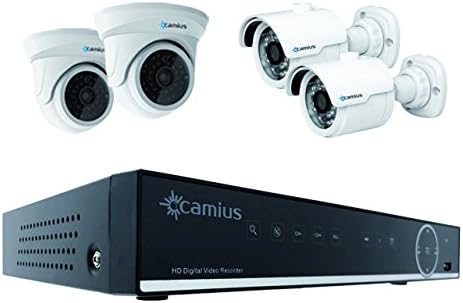 Camius 12 Channel Hybrid Home Security Surveillance Kits with a 4K Trivault184TP/ATC DVR/NVR and additional Super HD 3MP IP Cameras Included (2 Dome &amp; 2 Bullet Bundle)