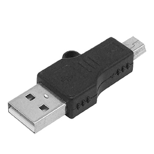 USB Male Type A to Mini USB 5 Pin Adapter Connector No Cables for Camera MP3