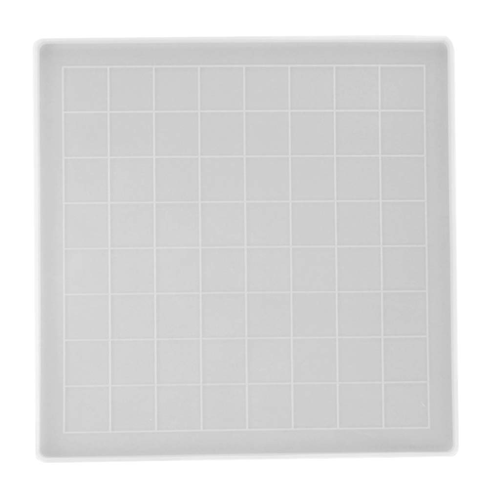 MILISTEN Silicone Chess Board Mold DIY Chess Game Epoxy Casting Mold Chess Board Game Multi Use Mold for Candy Fondant Candle Making