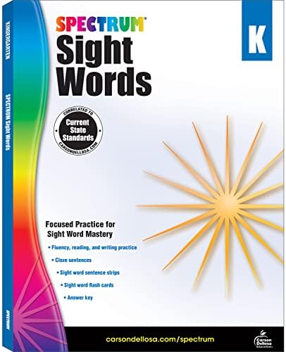 Spectrum Math Kindergarten Workbooks, Activity Book for Kids Ages 