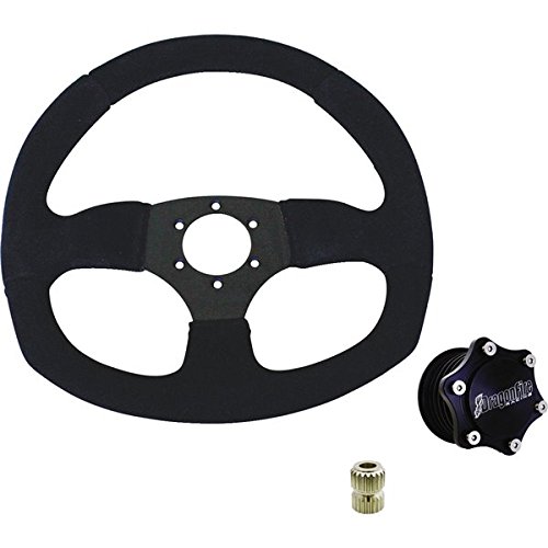 Dragonfire Racing Quick Release D-Shaped Steering Wheel Kit - Vinyl Kawasaki