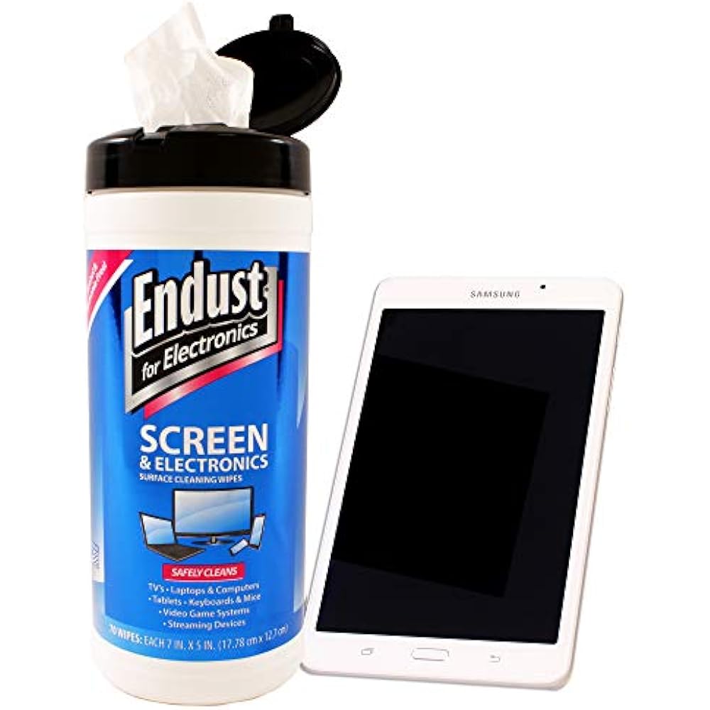 Endust For Electronics Surface Cleaning Wipes Great LCD And Plasma 70