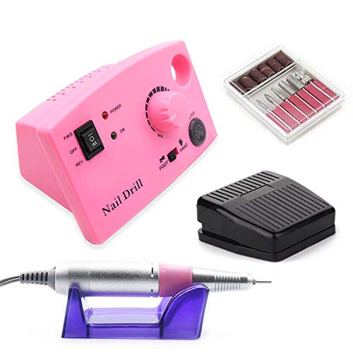 35000RPM Electric Nail Drill Manicure Machine Set Professional Milling Machine Kit And Pedicure Nail File Tools,China,pink
