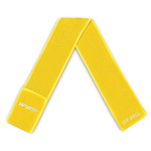 We Ball Sports Streamer Football Towel, Sports Towel with Hook and Loop  Fastener to Clean Football Visor and Gloves (True Yellow) in Oman Whizz 